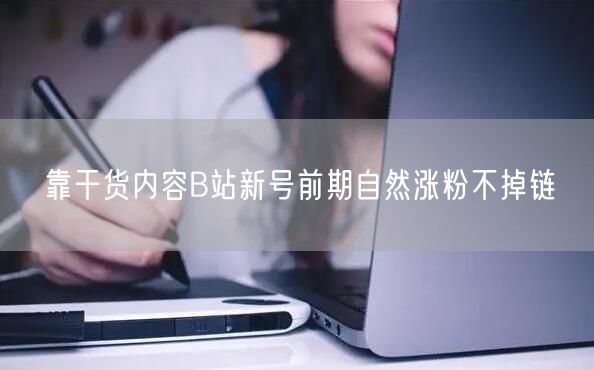 靠干货内容B站新号前期自然涨粉不掉链